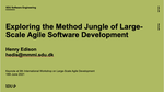 Exploring of the Method Jungle of Large-Scale Agile Software Development